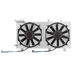 Mishimoto Aluminum Fan Shroud Kit (Plug n Play, Polished Silver), '02-'07 WRX & STi