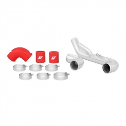 Mishimoto Lower Intercooler Pipe Kit (Red), 2008-2015 EVO X