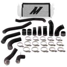 Mishimoto Intercooler Kit (Silver Core w/ Black Pipes), '17-'21 F-150 Raptor