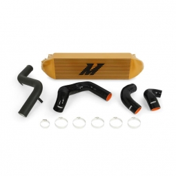 Mishimoto Gold Intercooler w/ Black Pipes, 2013-2018 Focus ST