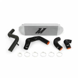 Mishimoto Silver Intercooler w/ Black Pipes, 2013-2018 Focus ST
