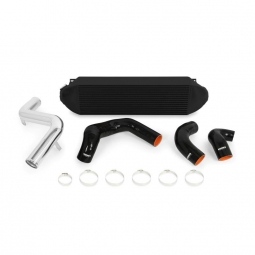 Mishimoto Black Intercooler w/ Polished Pipes, 2013-2018 Focus ST