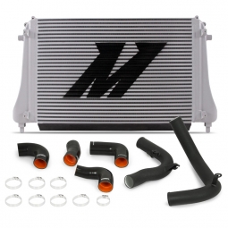 Mishimoto Intercooler Kit w/ Pipes (Wrinkle Black), 2015-2019 Golf R