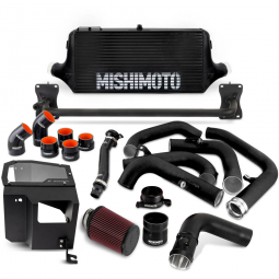 Mishimoto Front-Mount Intercooler Kit w/ Intake (Black w/ Black), '22-'26 WRX