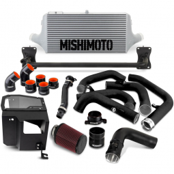 Mishimoto Front-Mount Intercooler Kit w/ Intake (Silver w/ Black), '22-'26 WRX