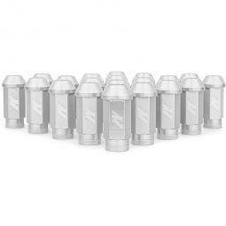 Mishimoto Aluminum Lugs w/ Locks (12x1.25mm, Set/20, Silver)