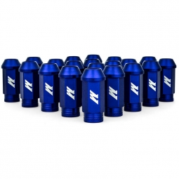 Mishimoto Aluminum Lugs w/ Locks (12x1.5mm, Set/20, Blue)