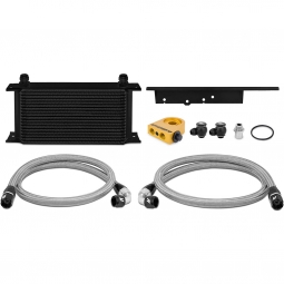 Mishimoto Oil Cooler Kit (w/ Thermostat, Black), 2003-2009 350Z