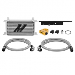 Mishimoto Oil Cooler Kit (w/ Thermostat, Silver), 2003-2009 350Z