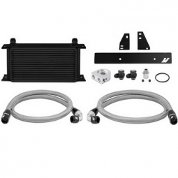 Mishimoto Oil Cooler Kit (No Thermostat, Black), '09-'20 370Z (Coupe only)