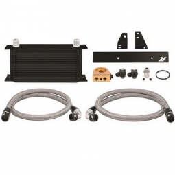 Mishimoto Oil Cooler Kit (w/ Thermostat, Black), 2009-2020 370Z