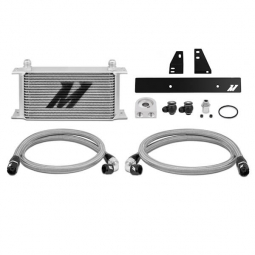 Mishimoto Oil Cooler Kit (No Thermostat, Silver), '09-'20 370Z (Coupe only)