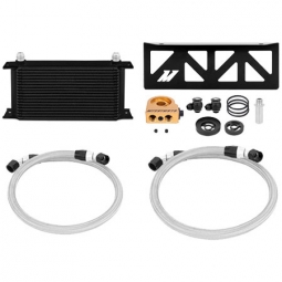 Mishimoto Oil Cooler Kit (w/ Thermostat, Black), 2013-2020 BRZ/FR-S/86