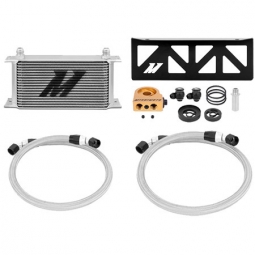 Mishimoto Oil Cooler Kit (w/ Thermostat, Silver), '13-'20 BRZ/FR-S/86