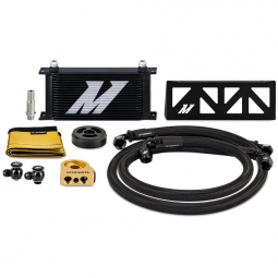 Mishimoto Oil Cooler Kit (w/ Thermostat, Black), 2022-2025 BRZ & GR86