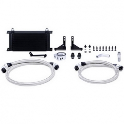 Mishimoto Oil Cooler Kit (No Thermostat, Black), 2014-2016 Fiesta ST