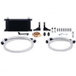 Mishimoto Oil Cooler Kit (w/ Thermostat, Black), 2014-2016 Fiesta ST