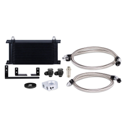 Mishimoto Oil Cooler Kit (No Thermostat, Black), 2016-2023 MX-5 Miata