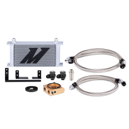 Mishimoto Oil Cooler Kit (w/ Thermostat, Silver), 2016-2023 MX-5 Miata
