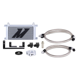 Mishimoto Oil Cooler Kit (No Thermostat, Silver), 2016-2023 MX-5 Miata