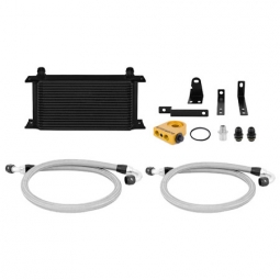 Mishimoto Oil Cooler Kit (w/ Thermostat, Black), 2000-2009 S2000
