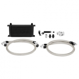 Mishimoto Oil Cooler Kit (No Thermostat, Black), 2008-2014 STi