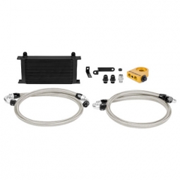Mishimoto Oil Cooler Kit (w/ Thermostat, Black), 2008-2014 STi