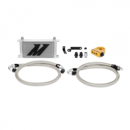 Mishimoto Oil Cooler Kit (w/ Thermostat, Silver), 2008-2014 STi