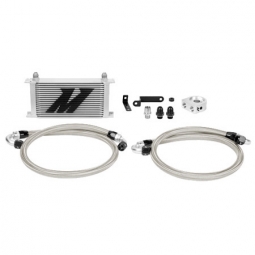 Mishimoto Oil Cooler Kit (No Thermostat, Silver), 2008-2014 STi