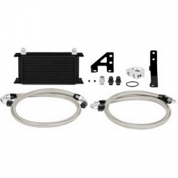 Mishimoto Oil Cooler Kit (No Thermostat, Black), 2015-2017 STi