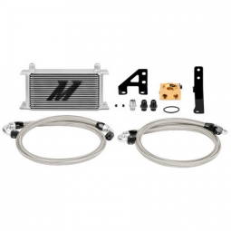 Mishimoto Oil Cooler Kit (w/ Thermostat, Silver), 2015-2017 STi