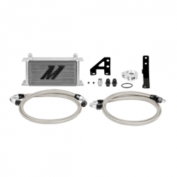 Mishimoto Oil Cooler Kit (No Thermostat, Silver), 2015-2017 STi