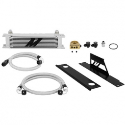 Mishimoto Oil Cooler Kit (w/ Thermostat, Silver), '02-'05 WRX & '04-'05 STi