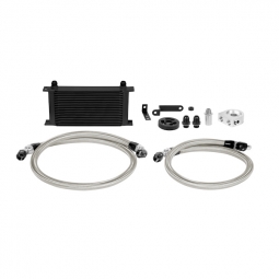 Mishimoto Oil Cooler Kit (No Thermostat, Black), 2008-2014 WRX