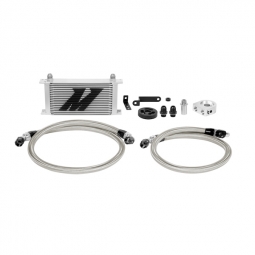Mishimoto Oil Cooler Kit (No Thermostat, Silver), 2008-2014 WRX