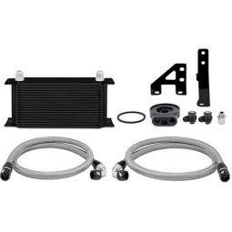 Mishimoto Oil Cooler Kit (No Thermostat, Black), 2015-2021 WRX