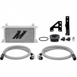 Mishimoto Oil Cooler Kit (No Thermostat, Silver), 2015-2021 WRX