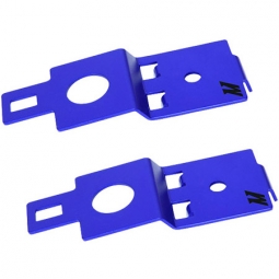 Mishimoto Aluminum Radiator Stay Set (Blue), '02-'07 WRX & '04-'07 STi