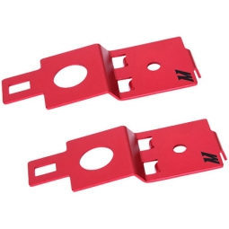 Mishimoto Aluminum Radiator Stay Set (Red), '02-'07 WRX & '04-'07 STi
