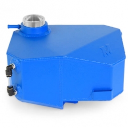 Mishimoto Aluminum Expansion Tank (Wrinkle Nitrous Blue), '13-'18 Focus ST, '16-'18 Focus RS