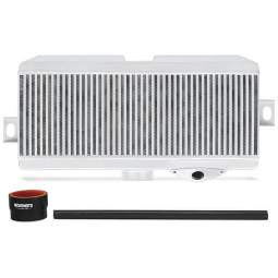 Mishimoto Top Mount Intercooler (Silver w/ Black Hoses), 2008-2021 STi