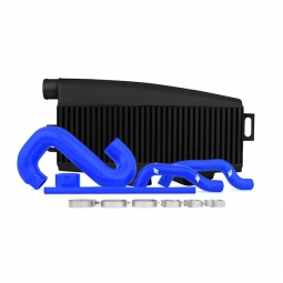 Mishimoto Top Mount Intercooler (Black w/ Blue Hoses), '02-'07 WRX & STi