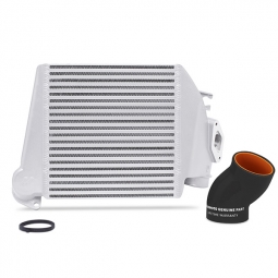 Mishimoto Top Mount Intercooler (Silver w/ Black Hoses), 2008-2014 WRX