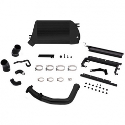 Mishimoto Top Mount Intercooler (Black Core w/ Black Charge Pipe), '15-'21 WRX