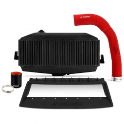 Mishimoto Top Mount Intercooler (Black Core w/ Red Pipes), '22-'26 WRX