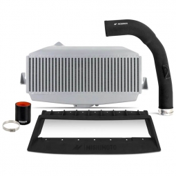 Mishimoto Top Mount Intercooler (Silver Core w/ Black Pipes), '22-'26 WRX