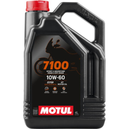 Motul 7100 4-Stroke 4T Motorcycle Engine Oil (10W60, 4 Liters)
