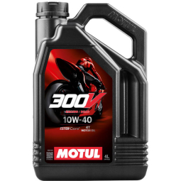 Motul 300V Factory Line Road Racing 4T Motorcycle Engine Oil (10W40, 4 Liters)