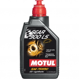 Motul Gear 300 LS Full Synthetic Gear Oil (75W90, 1 Liter)