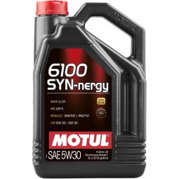 Motul 6100 SYN-nergy Engine Oil (5W30, 5 Liters)